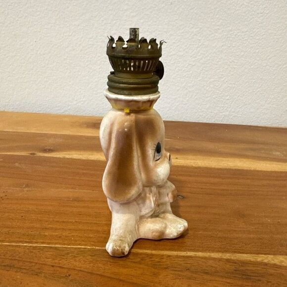 Vintage Beagle Basset Hound Miniature Dog Oil Kerosene Lantern Unused - Picture 4 of 8